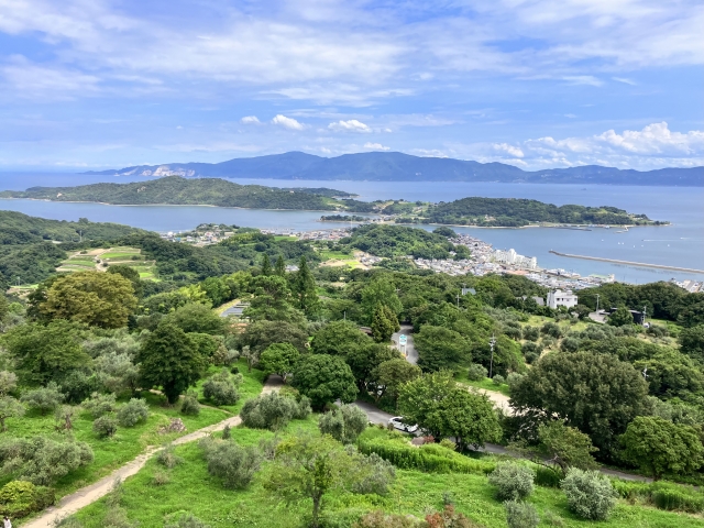 Seto Inland Sea seen from Setouchi City, Okayama Prefecture